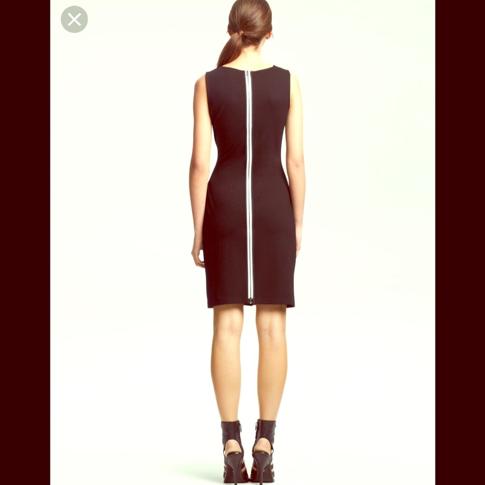 Kenneth Cole Hilary Ruched Black Dress